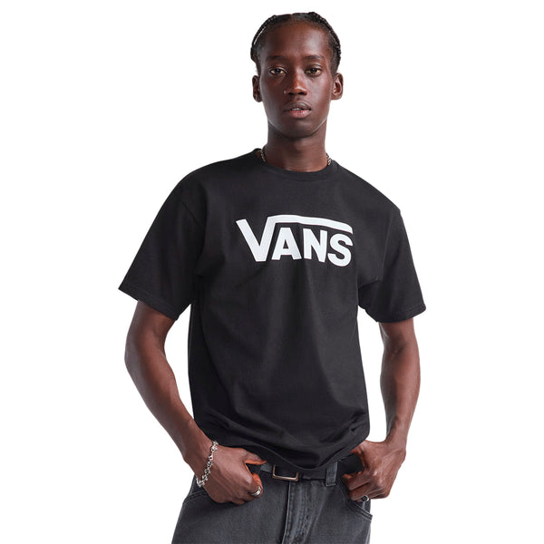 Camiseta V Clasic para hombre color negro