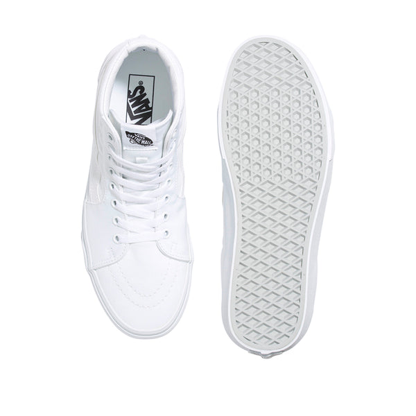 Tennis tipo botín SK8 Hi unisex color blanco