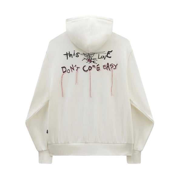 Sudadera BK Hearts para mujer color blanco