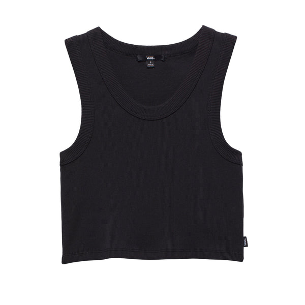 Camiseta Dre Rib para mujer color negro