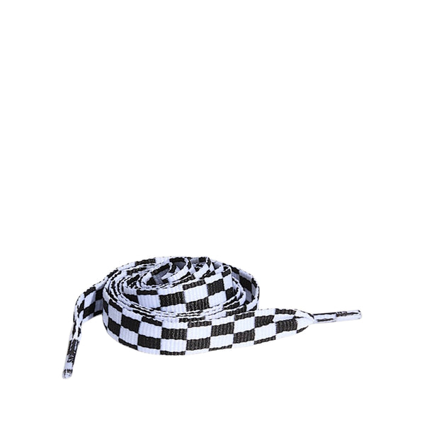 Cintas Flat Laces color negro y blanco