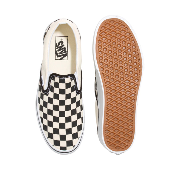 Tennis Slip On DD unisex color blanco y negro