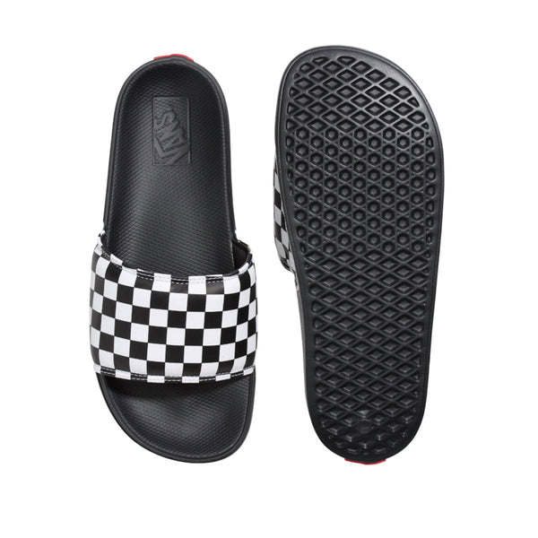 Sandalias slip on Costa unisex color negro y blanco