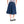 Falda Courty para mujer color azul