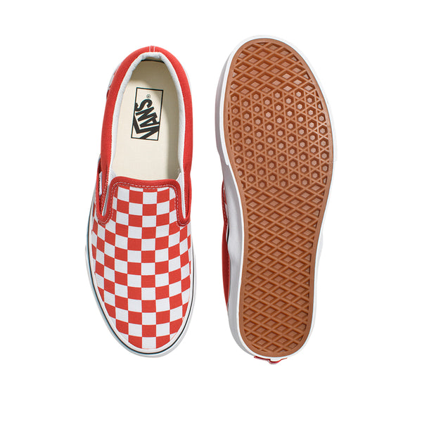 Tennis Slip On unisex color rojo