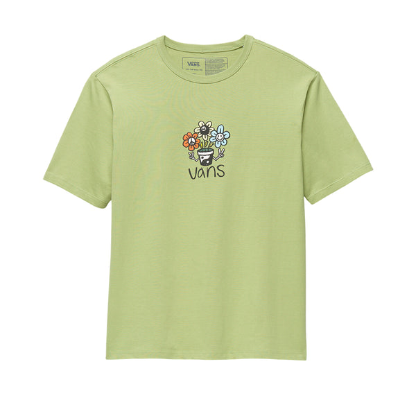 Camiseta Plants para mujer color verde