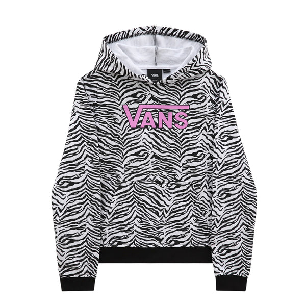 Hoodie Zebra para mujer color blanco y negro