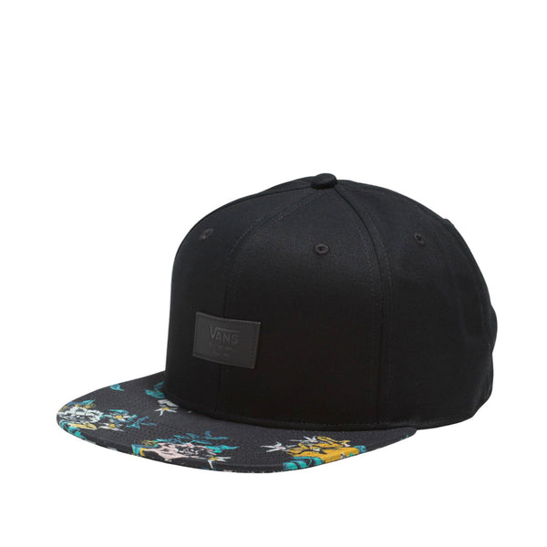 Gorra Allover unisex color negro y multi