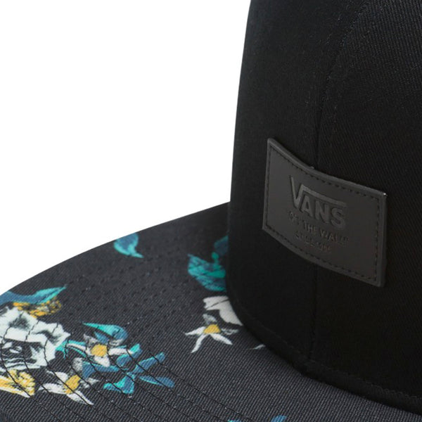 Gorra Allover unisex color negro y multi