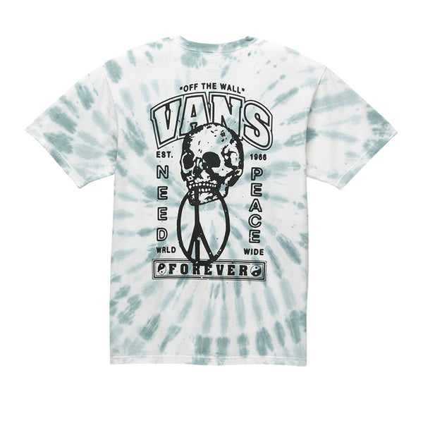 Camiseta Peace para hombre color verde