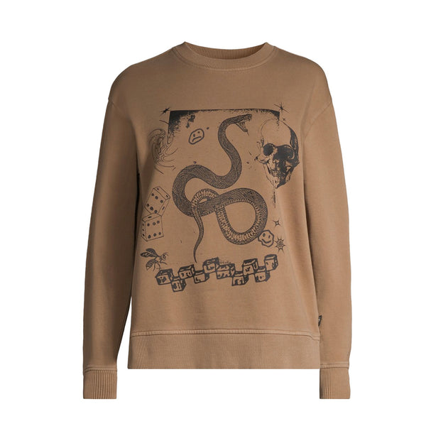 Suéter Bff Crew para hombre color café