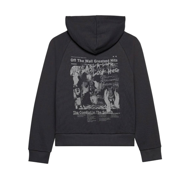 Hoodie Great H para mujer color gris