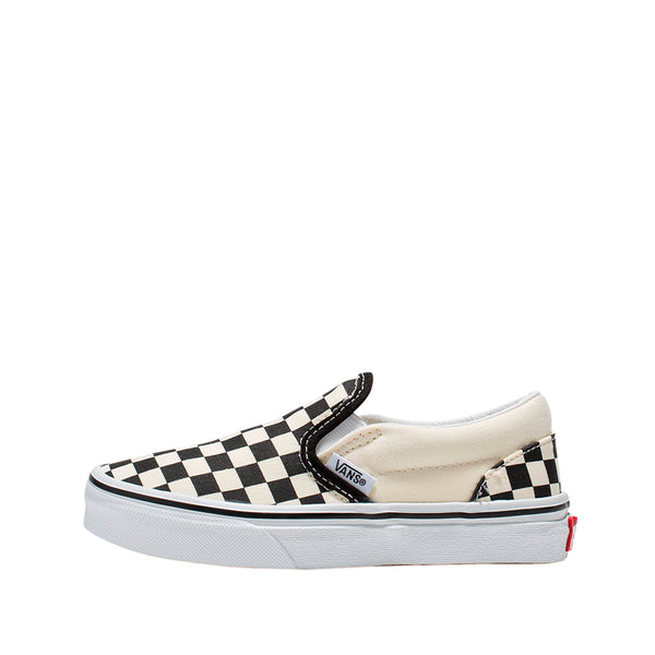 Tennis slip on para infante color negro y blanco