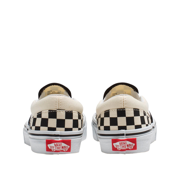 Tennis slip on para infante color negro y blanco