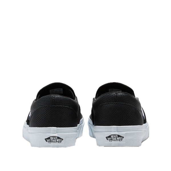Tennis Slip On unisex color negro y blanco