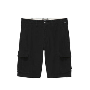 Shorts Cord Cargo para hombre color negro