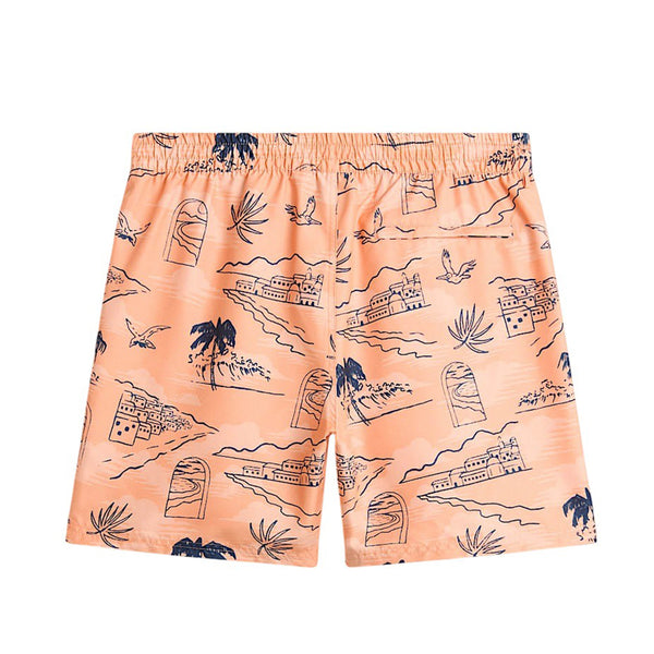Shorts Print Board para hombre color rosado