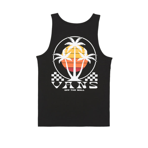 Camiseta Palm Tank para hombre color negro