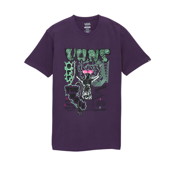 Camiseta Matrix Fly para hombre color morado