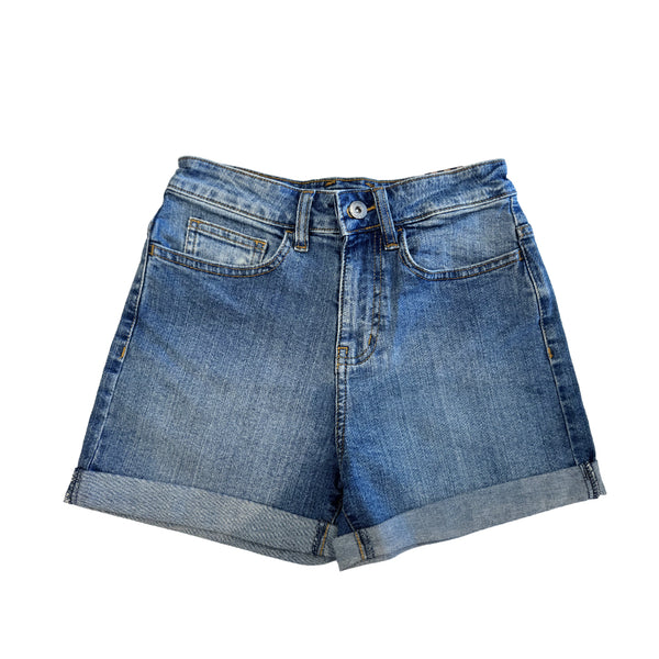 Shorts Cuff para mujer color azul