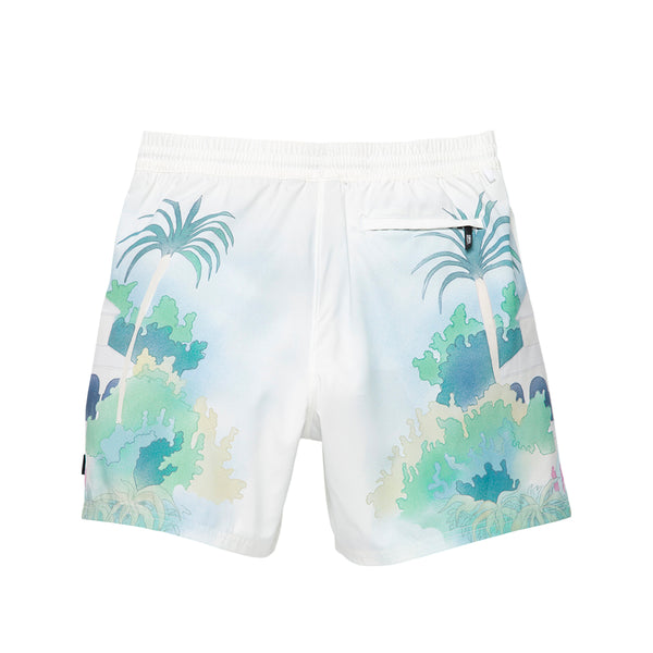 Shorts Prima Board para hombre color blanco