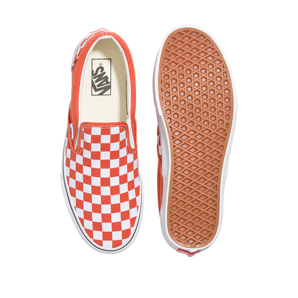 Tennis Slip On unisex color anaranjado