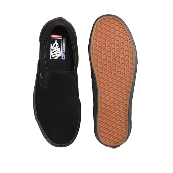 Tennis slip on para hombre color negro