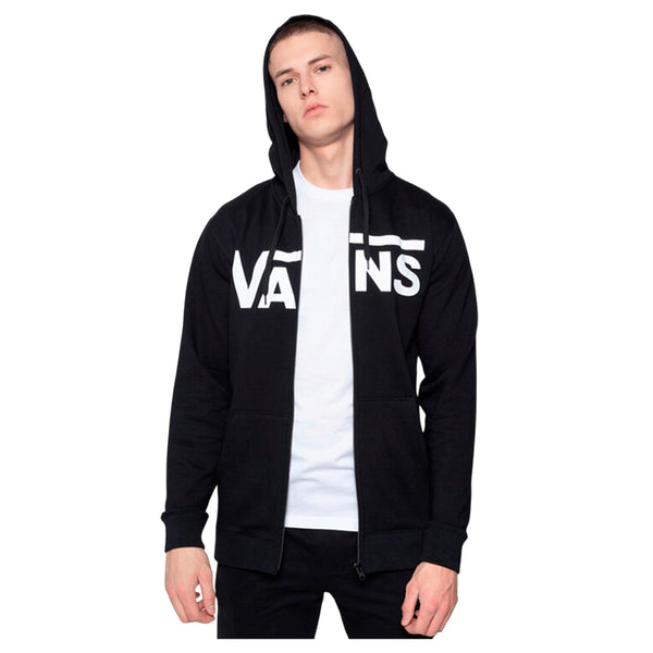 Hoodie Zip Li para hombre color negro