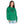 Hoodie Varsity Hd para mujer color verde