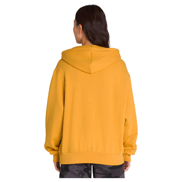 Hoodie Varsity Hd para mujer color dorado