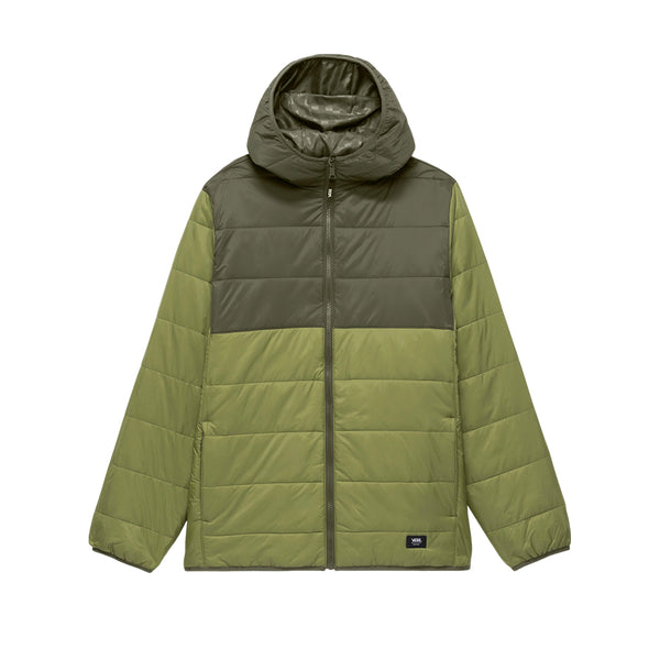 Chaqueta Puffer MTE para hombre color verde