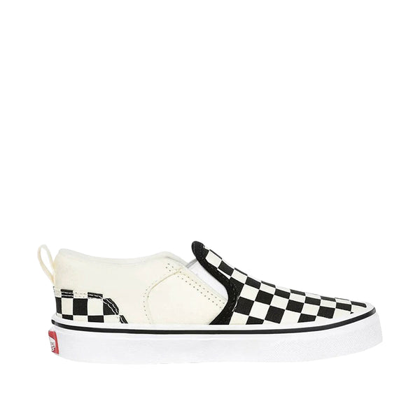 Tennis Asher para niño color blanco y negro