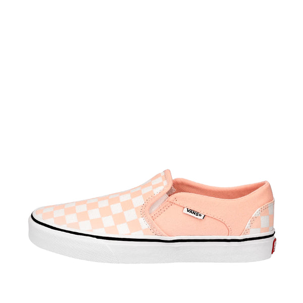 Tennis slip on Asher para mujer color rosado y blanco