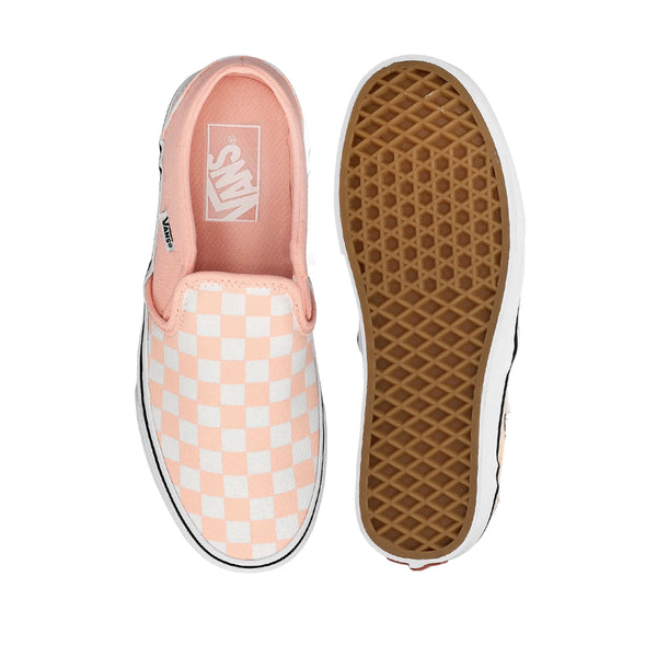 Tennis slip on Asher para mujer color rosado y blanco