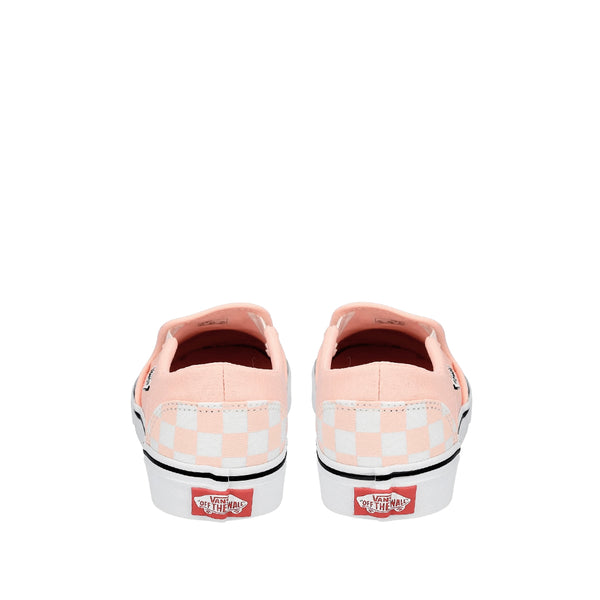 Tennis slip on Asher para mujer color rosado y blanco