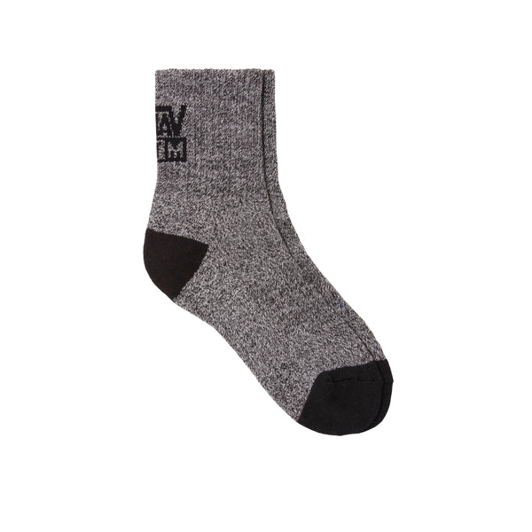 Calcetines Crest Line para mujer color gris y negro
