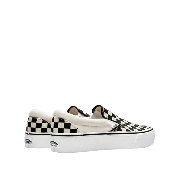 Tennis slip on unisex color blanco y negro