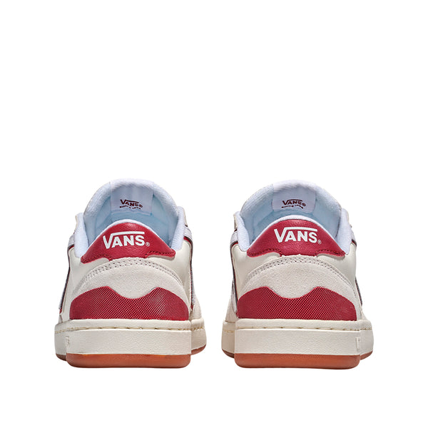 Tennis Lowland unisex color blanco y rojo