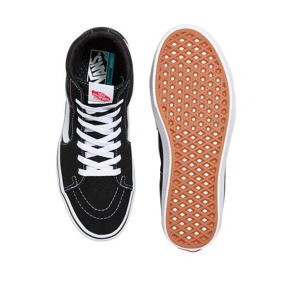 Tennis Sk8 Hi unisex color negro y blanco