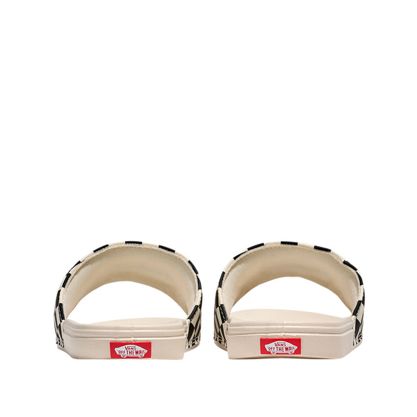 Sandalias Costa unisex color blanco y negro