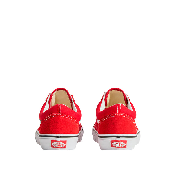Tennis Old Skool unisex color rojo y blanco