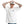 Camiseta Bones para hombre color blanco