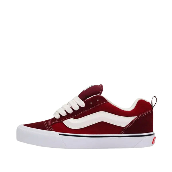 Tennis Knu Skool unisex color vino y blanco