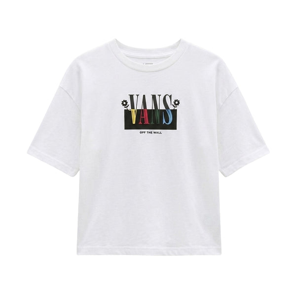 Camiseta Vans para mujer color blanco