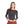 Camiseta manga larga Terry Long para mujer color negro