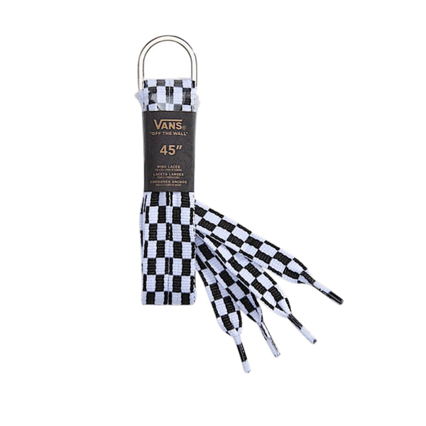 Cintas Flat Laces color negro y blanco