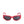 Lentes Layden unisex color rojo