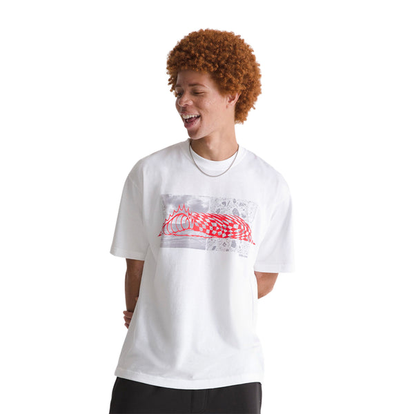 Camiseta Wave para hombre color blanco