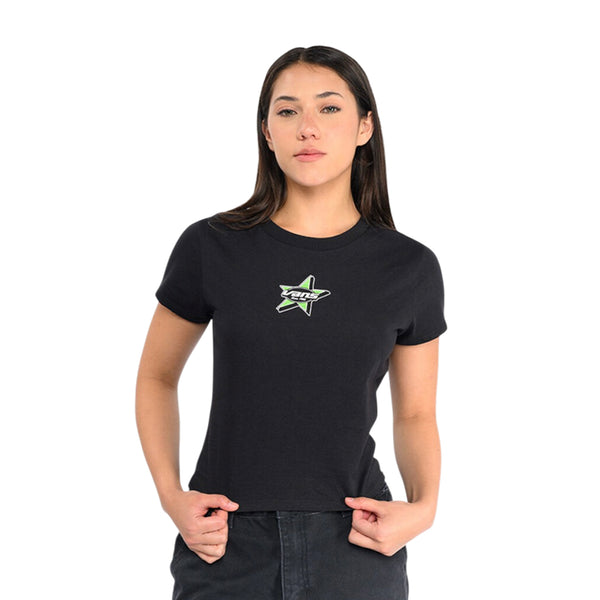 Camiseta Star para mujer color negro