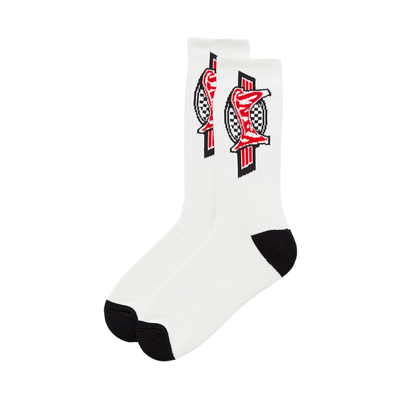 Calcetines V Crew unisex color blanco